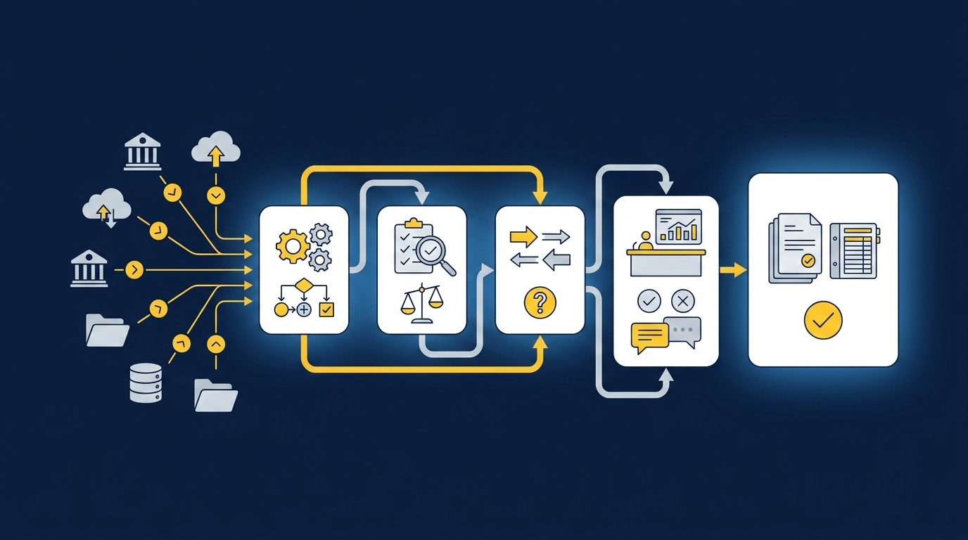 Why Accounting Team Burnout Starts Before Review concept illustration - Truewind