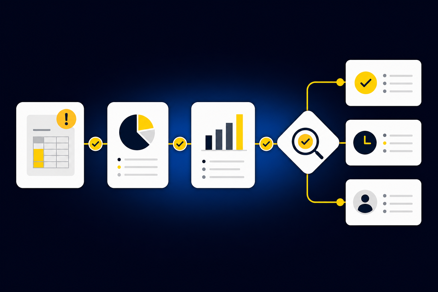 More alerts do not create an exception-based process concept illustration - Truewind