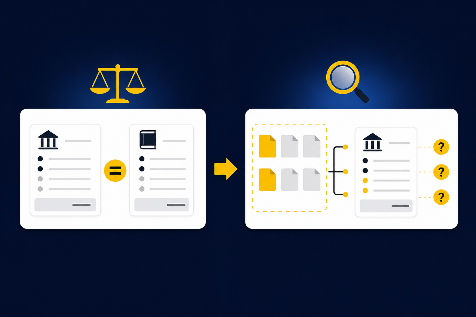 A tied balance is not the same as a reviewable reconciliation concept illustration - Truewind