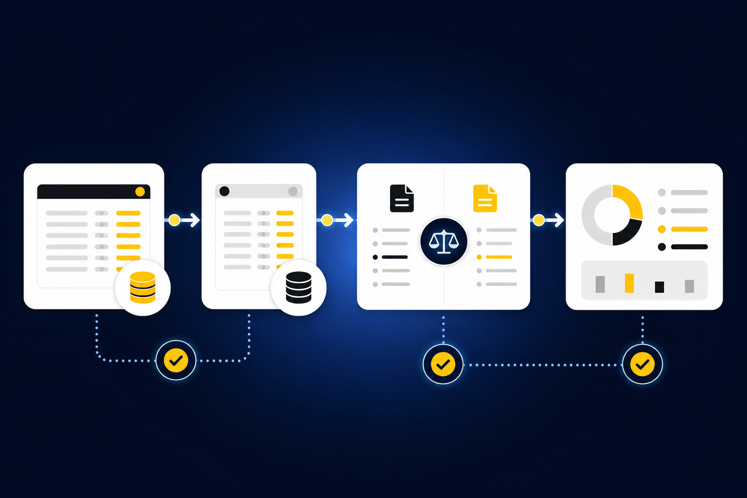 Core Reconciliation Glossary Terms for the Close concept illustration - Truewind