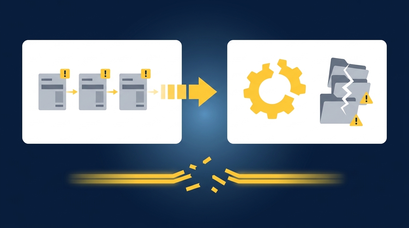 Why the Month-End Close Feels Broken Before Review concept illustration - Truewind